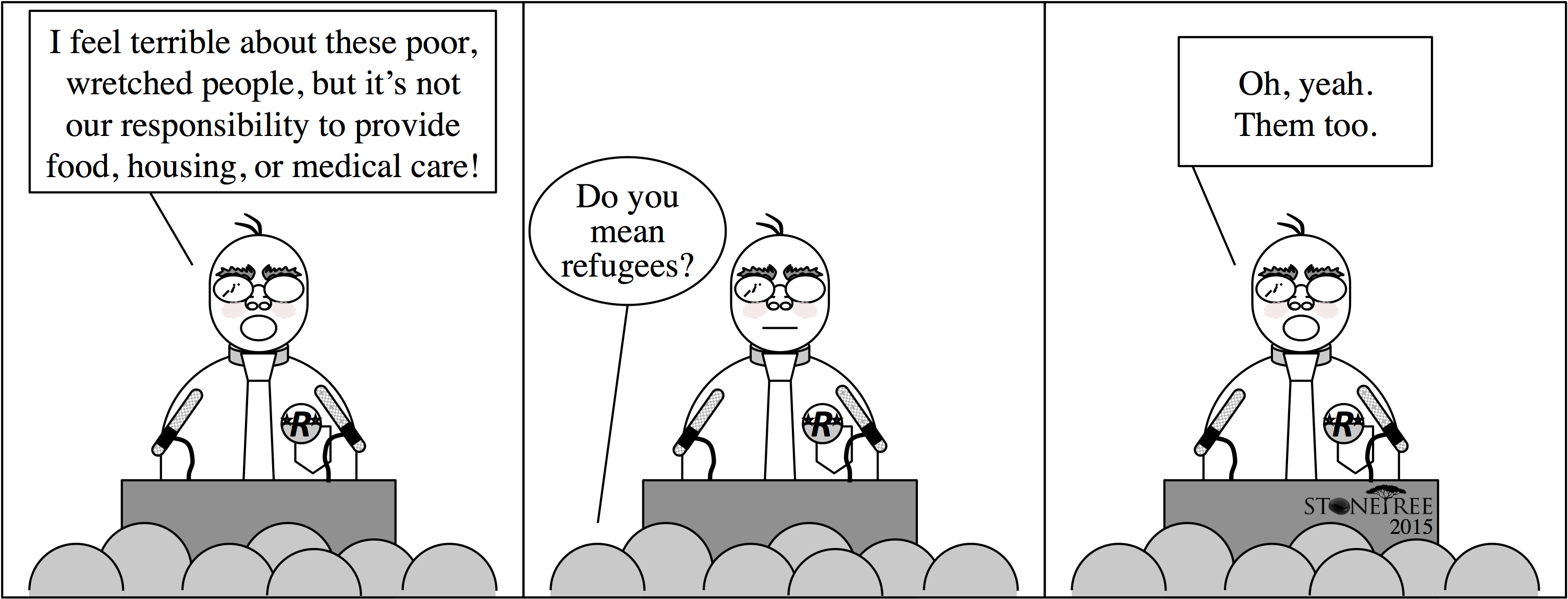 Refugees Cartoon