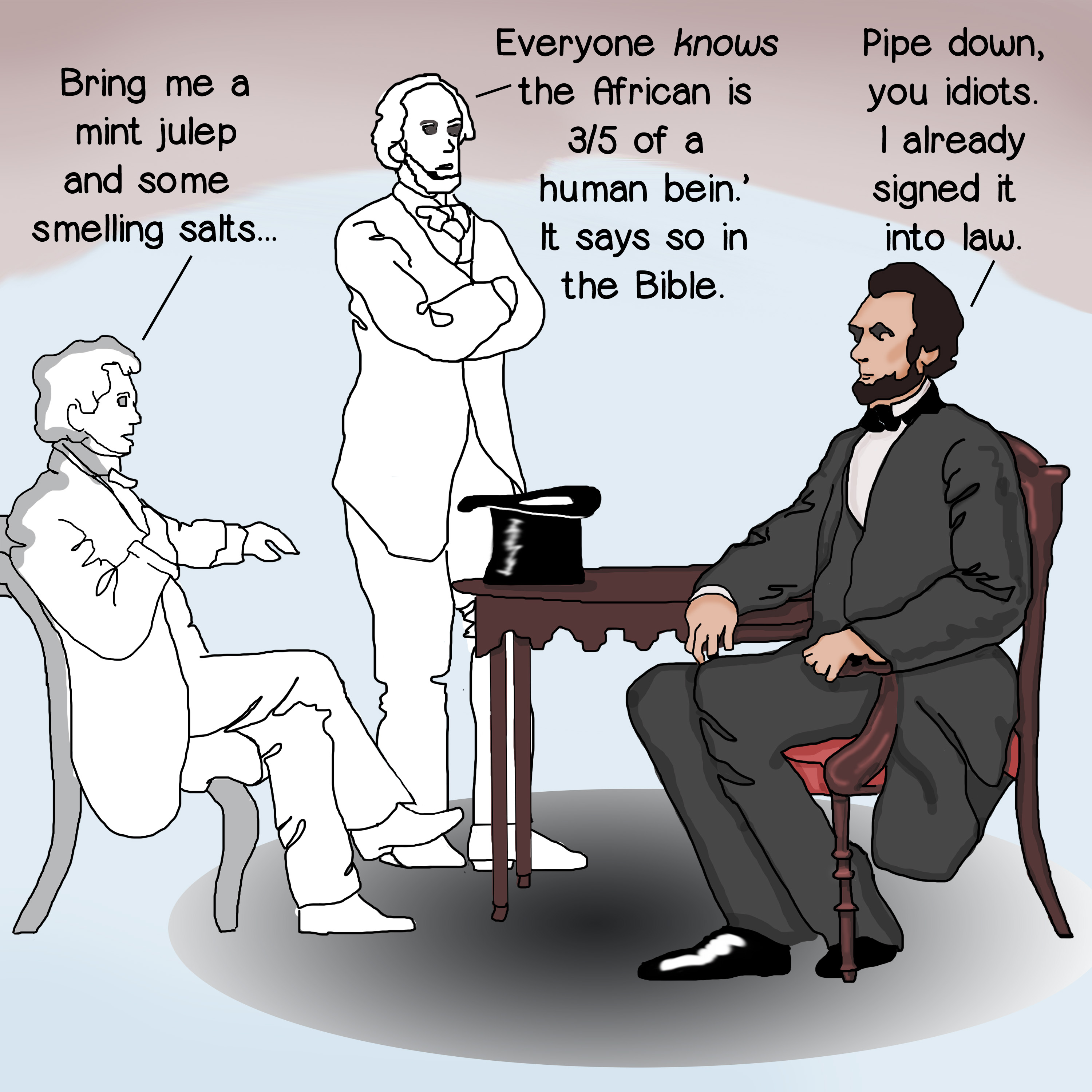 Lincoln debates rights with Cabinet