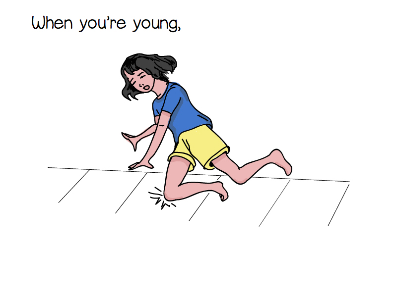 When you're young ...